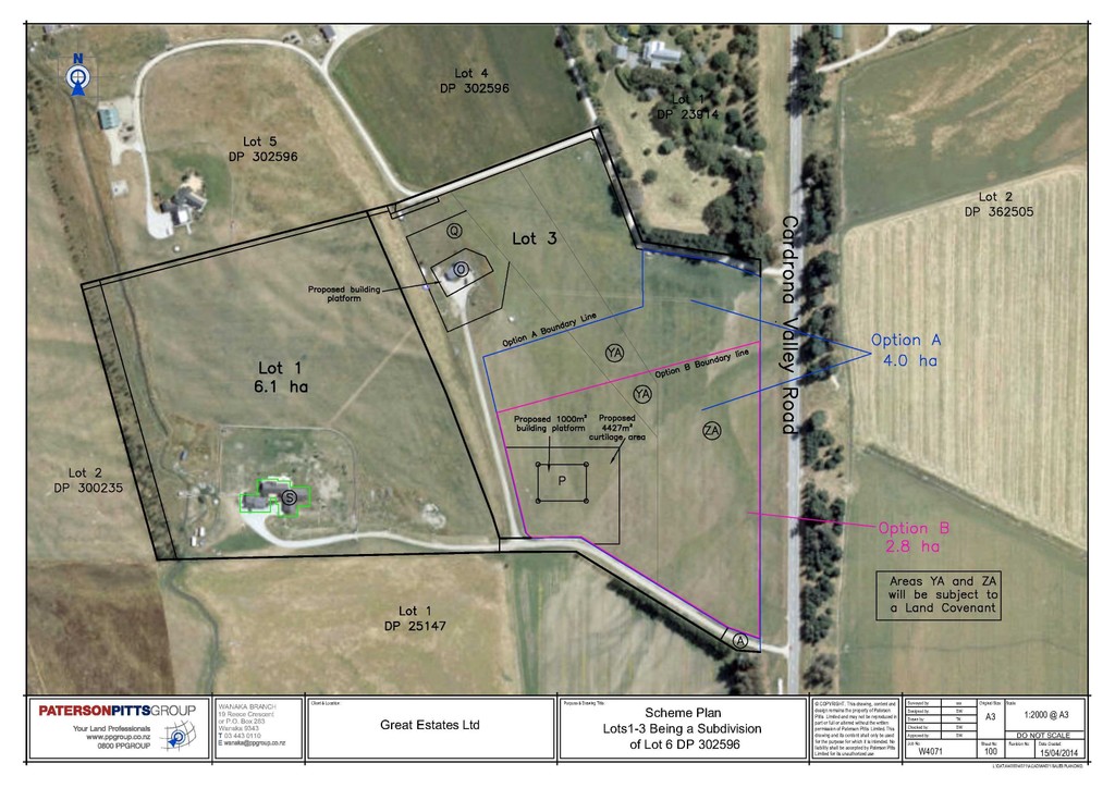 Options Abound - 1,000 sq m Building Platform