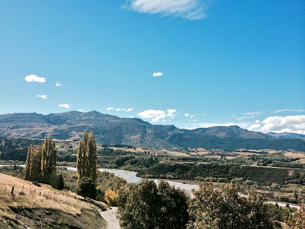 Elevated above the Shotover River