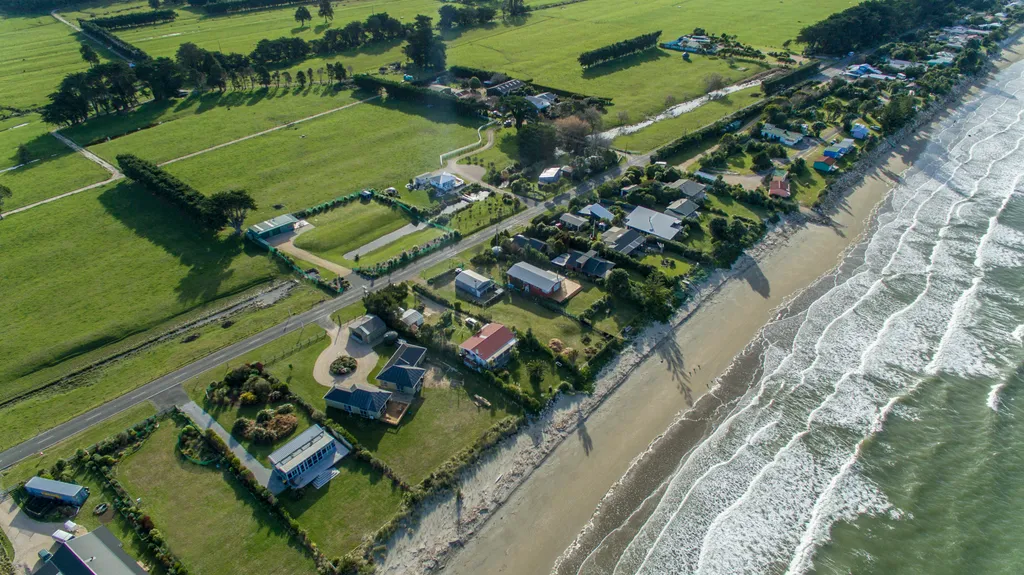 Beachfront Section at the Top of South Island