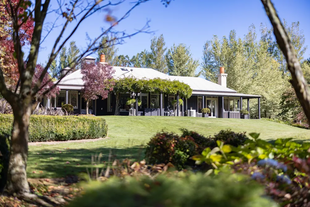 French Country Influenced Home in Parklike Setting