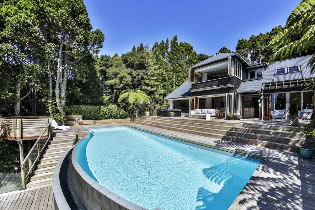 Elevated Elegance and Poolside Living in Titirangi
