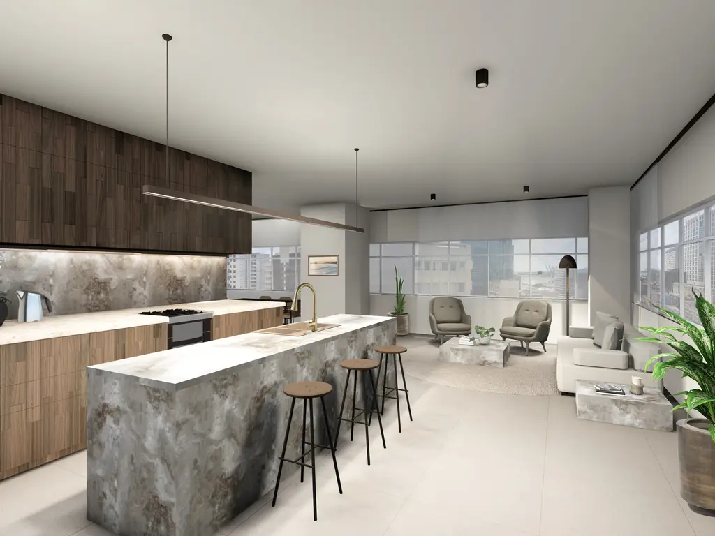 Render Lounge-Kitchen
