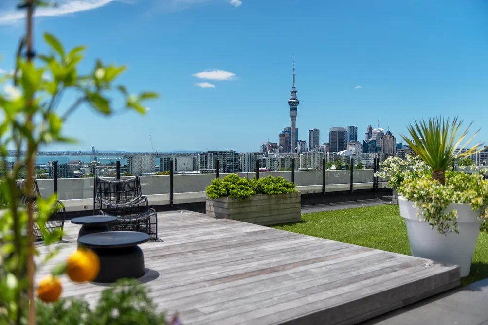 Elevated Luxury Apartment with Garden Deck