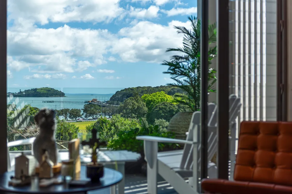 Elevated Living with Sparkling Bay Views