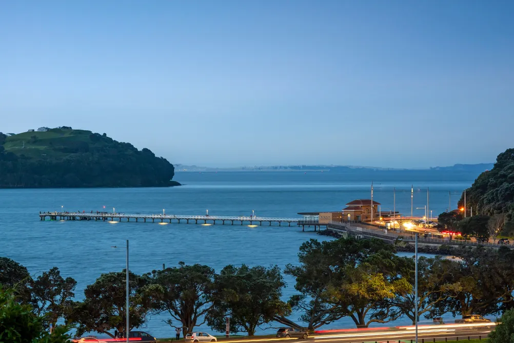 Elevated Living with Sparkling Bay Views