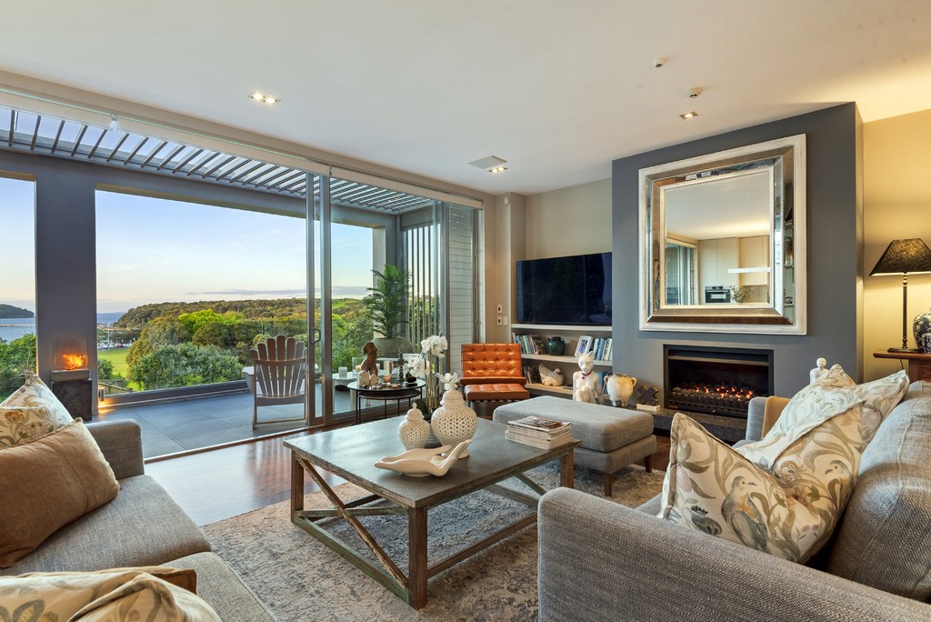 Elevated Living with Sparkling Bay Views