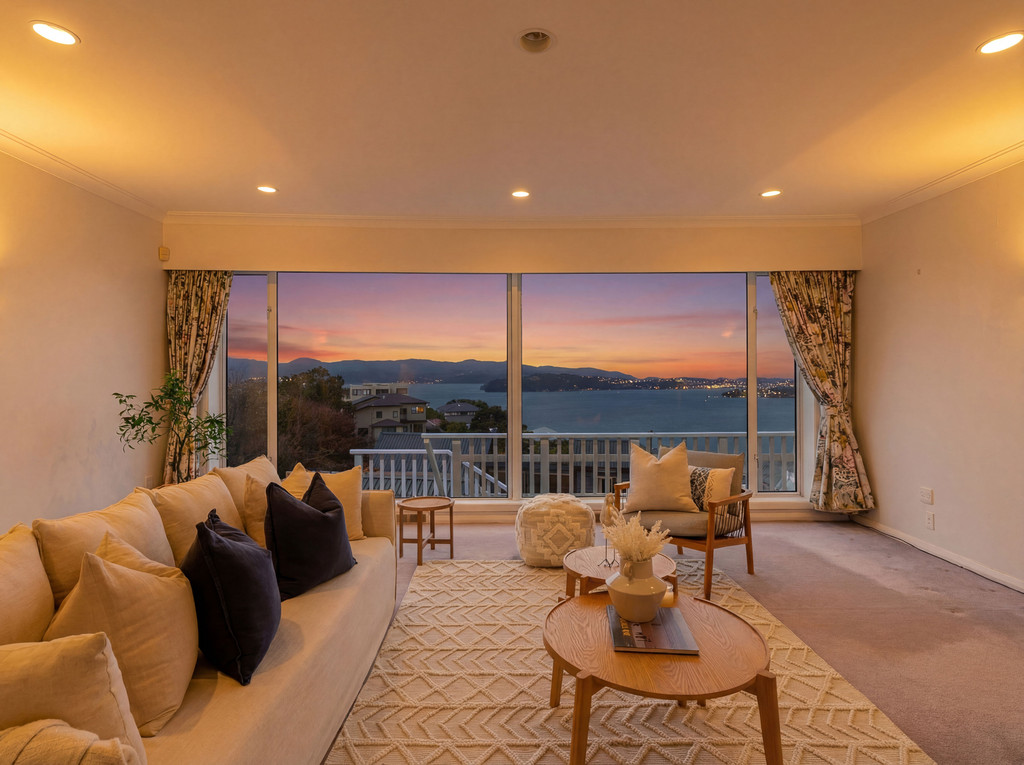 Panoramic Harbour Views & Family Space.