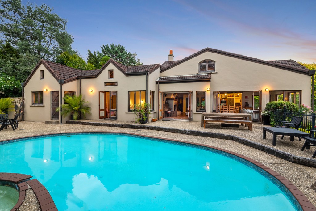 A Private Estate Set Among Park-Like Grounds