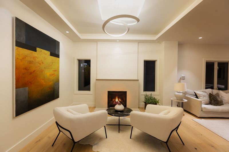 Formal lounge with fireplace, 20 Springcombe Road, St Heliers
