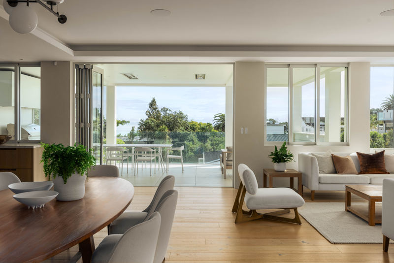 Dining with outlook, 20 Springcombe Road, St Heliers