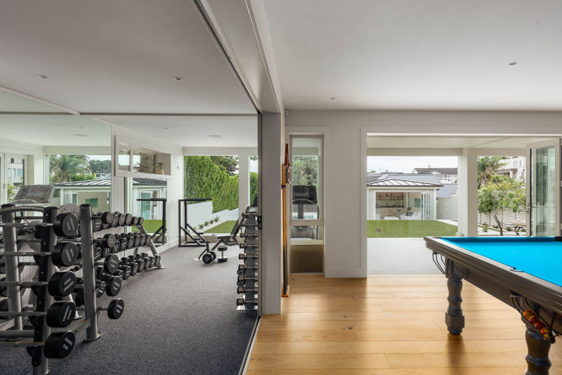 Gym and games room, 20 Springcombe Road, St Heliers