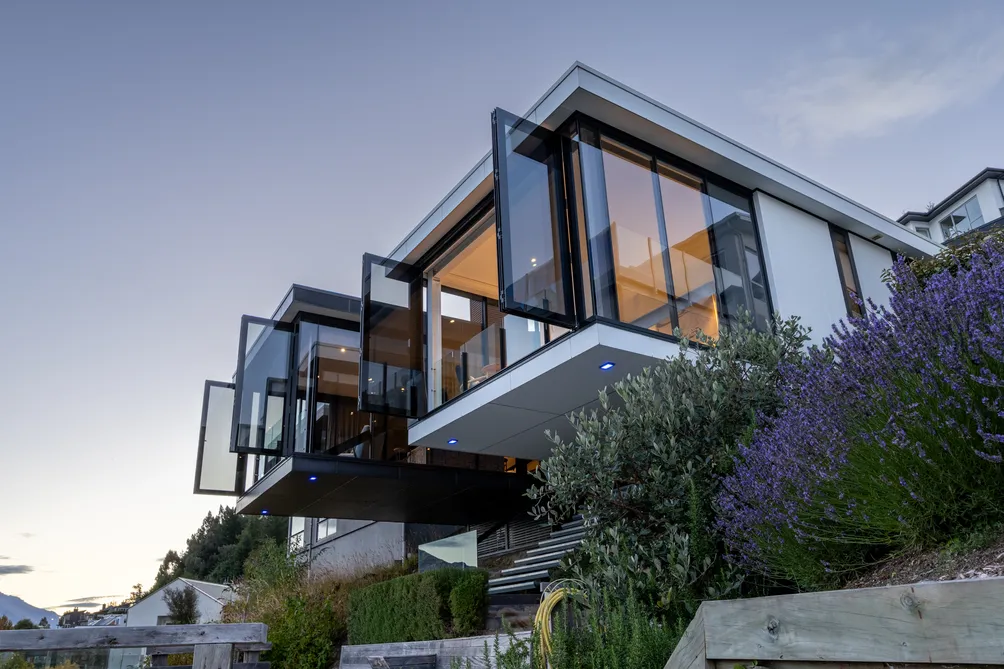 Ebony & Ivory -  Cantilevered Above Lake Wakatipu